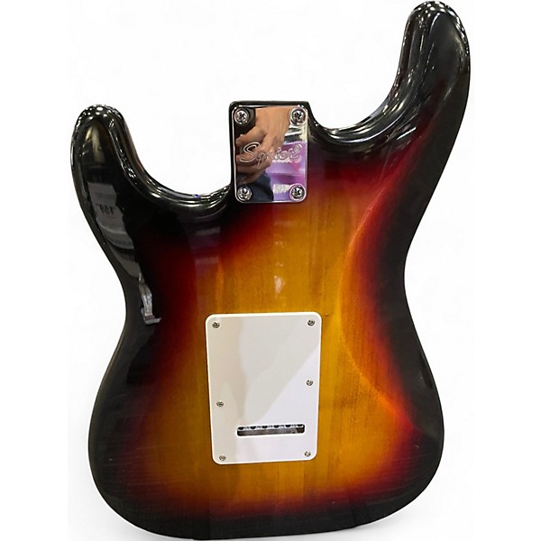 Used Squier Standard Stratocaster 3 Color Sunburst Solid Body Electric Guitar