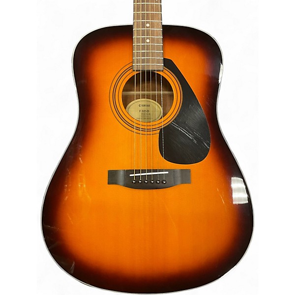 Used Yamaha F325D 2 Tone Sunburst Acoustic Guitar