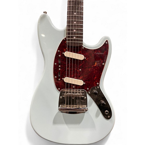 Used Squier Classic Vibe 60s Mustang Daphne Blue Solid Body Electric Guitar