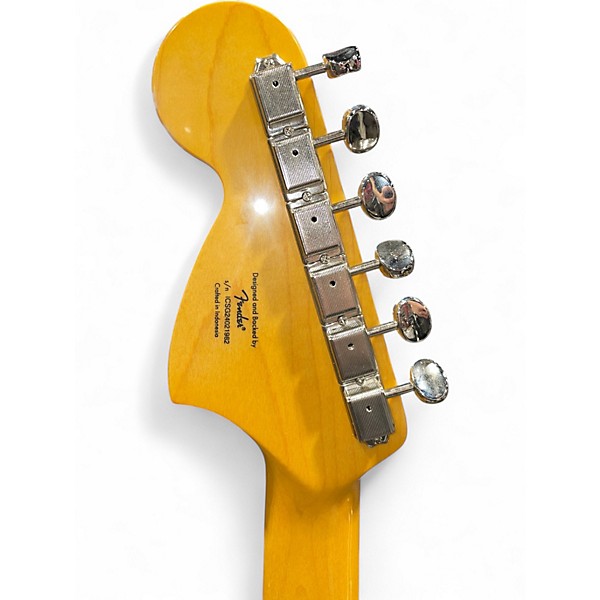 Used Squier Classic Vibe 60s Mustang Daphne Blue Solid Body Electric Guitar