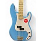 Used Squier Precision Bass CALIFORNIA BLUE Electric Bass Guitar