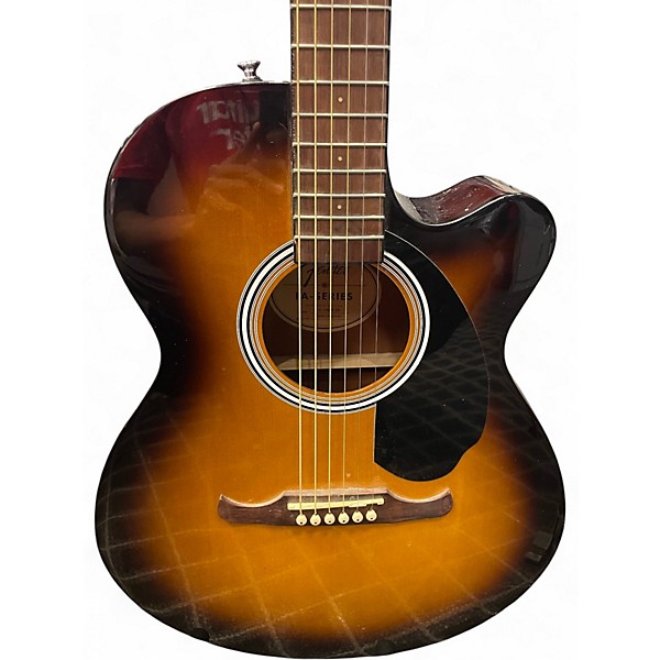 Used Fender FA135CE Concert 2 Color Sunburst Acoustic Electric Guitar
