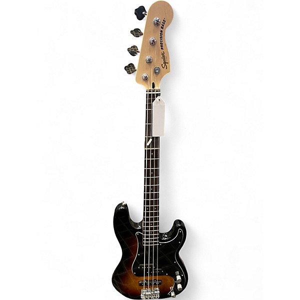 Used Squier Precision Bass Metallic Black Electric Bass Guitar