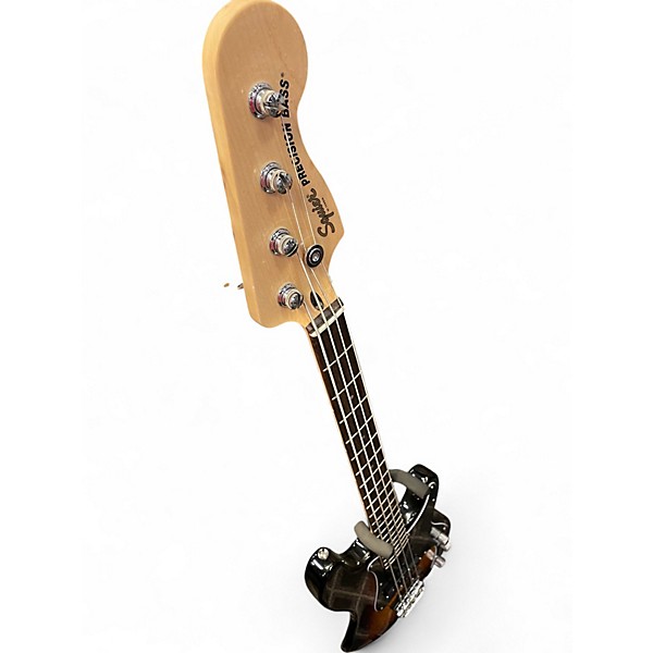 Used Squier Precision Bass Metallic Black Electric Bass Guitar