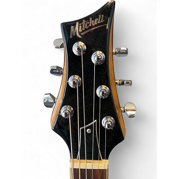 Used Mitchell MS450 Black Solid Body Electric Guitar