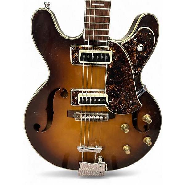 Used Domino DAWSON 2 COLOR SUNBURST Hollow Body Electric Guitar