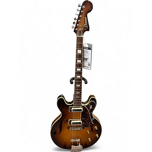 Used Domino DAWSON 2 COLOR SUNBURST Hollow Body Electric Guitar