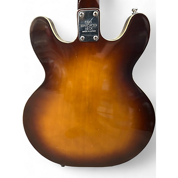 Used Domino DAWSON 2 COLOR SUNBURST Hollow Body Electric Guitar