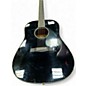 Used Fender DG60 Black Acoustic Guitar