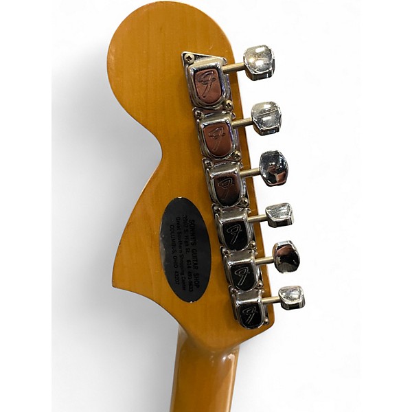 Vintage 1977 Fender Mustang 2 Color Sunburst Solid Body Electric Guitar