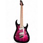 Used Harley Benton MultiScale-7 Progressive Magenta Burst Solid Body Electric Guitar thumbnail