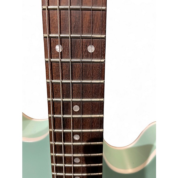 Used Fender TOM DELONGE SIGNATURE STARCASTER Seafoam Green Hollow Body Electric Guitar