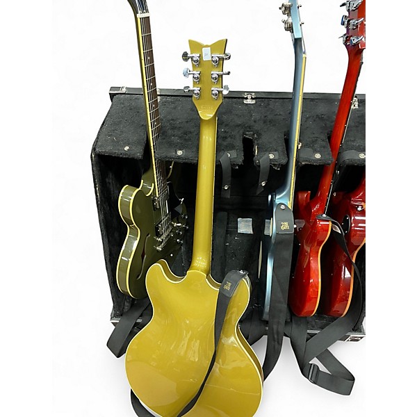 Used Schecter Guitar Research Corsair Gold Hollow Body Electric Guitar