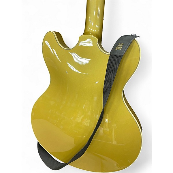 Used Schecter Guitar Research Corsair Gold Hollow Body Electric Guitar