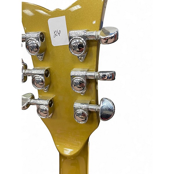 Used Schecter Guitar Research Corsair Gold Hollow Body Electric Guitar