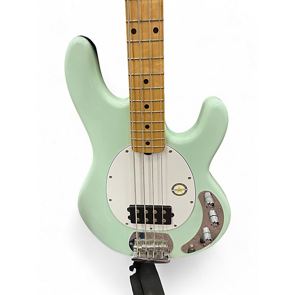 Used Sterling by Music Man Sub 4 Sonic Blue Electric Bass Guitar