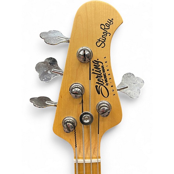 Used Sterling by Music Man Sub 4 Sonic Blue Electric Bass Guitar