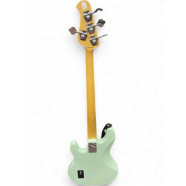 Used Sterling by Music Man Sub 4 Sonic Blue Electric Bass Guitar