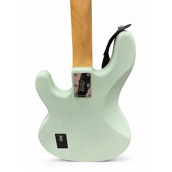 Used Sterling by Music Man Sub 4 Sonic Blue Electric Bass Guitar