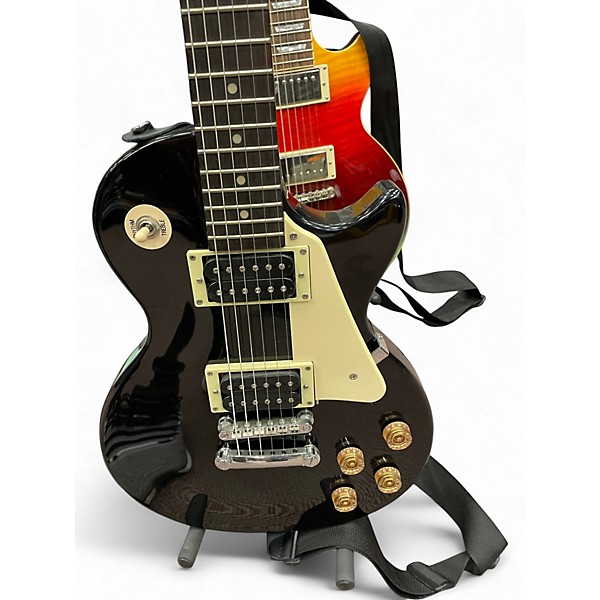 Used Epiphone Les Paul 100 Bolt On Black Solid Body Electric Guitar