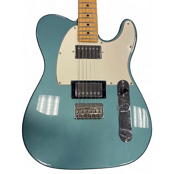 Used Fender Player Telecaster HH Tropical Turquoise Solid Body Electric Guitar