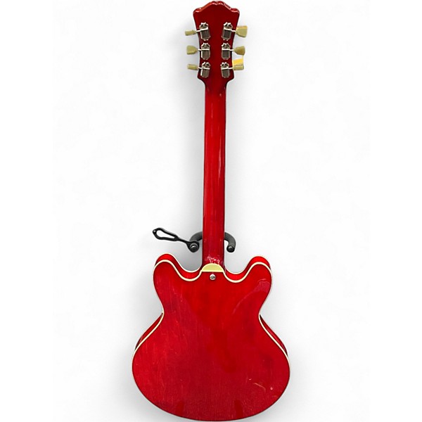 Used Eastman T386RD Red Hollow Body Electric Guitar