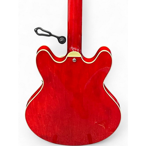Used Eastman T386RD Red Hollow Body Electric Guitar