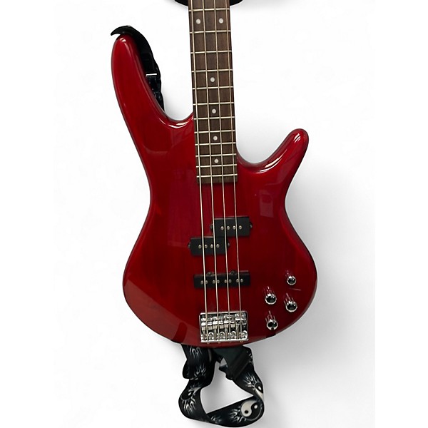 Used Ibanez GSR200 Red Electric Bass Guitar