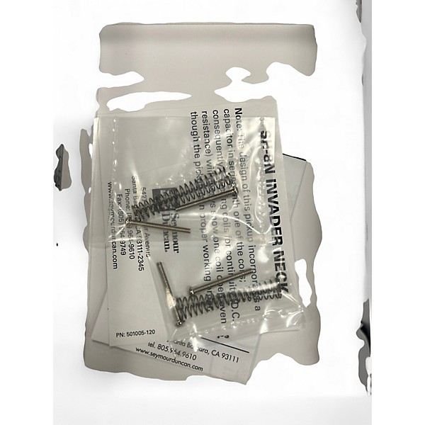 Used Seymour Duncan SH8 Invader Humbucker Pickup Set - Black Black Humbucker Electric Guitar Pickup