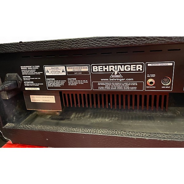 Used Behringer V-Tone GMX1200H Solid State Guitar Amp Head