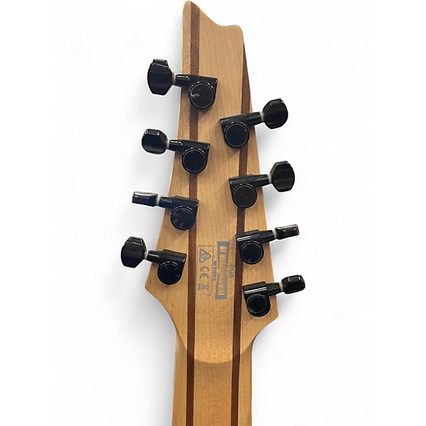 Used Ibanez RG8 8 String Black Solid Body Electric Guitar