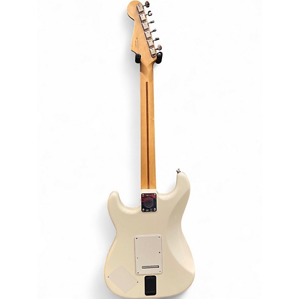Used Fender Ed O'Brien Sustainer Stratocaster Olympic White Solid Body Electric Guitar