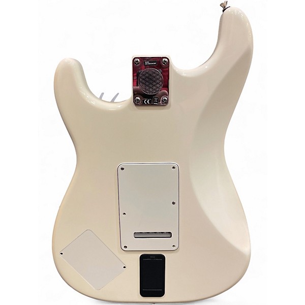 Used Fender Ed O'Brien Sustainer Stratocaster Olympic White Solid Body Electric Guitar