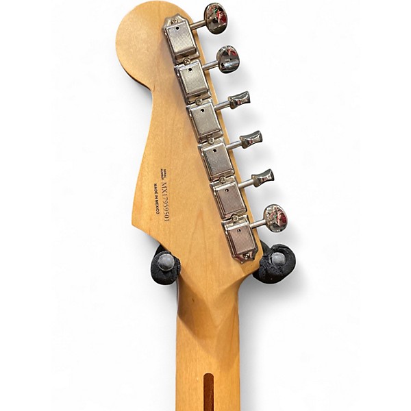 Used Fender Ed O'Brien Sustainer Stratocaster Olympic White Solid Body Electric Guitar