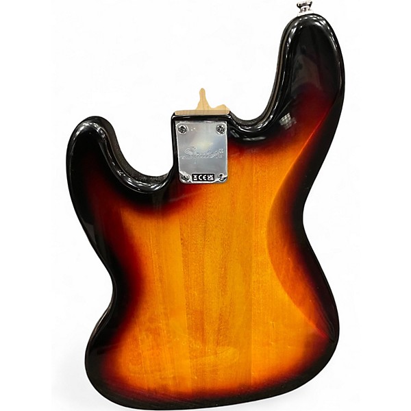 Used 2025 Squier Affinity Jazz Bass 3 Color Sunburst Electric Bass Guitar