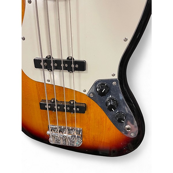 Used 2025 Squier Affinity Jazz Bass 3 Color Sunburst Electric Bass Guitar