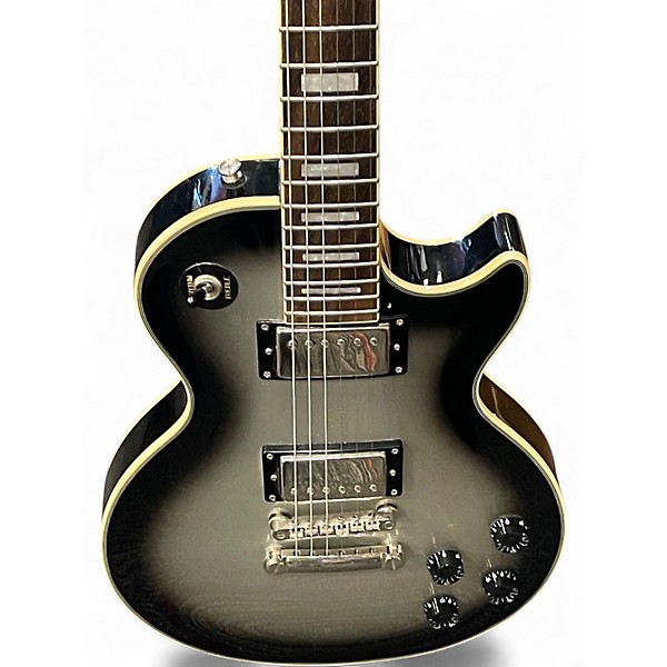 Used Epiphone Les Paul Custom Pro Silverburst Solid Body Electric Guitar