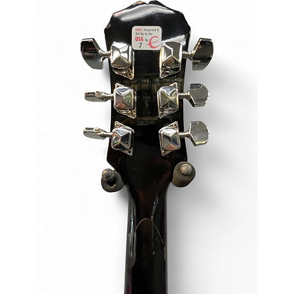 Used Epiphone  les paul jr Black Solid Body Electric Guitar