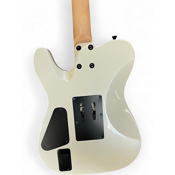 Used Schecter Guitar Research Diamond Series PT WHITE Solid Body Electric Guitar