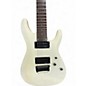 Used Schecter Guitar Research C7 DELUXE WHITE Solid Body Electric Guitar