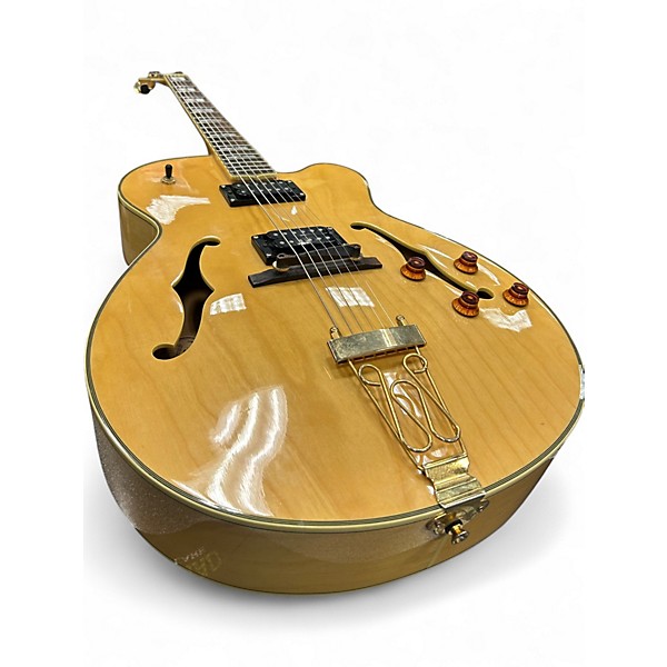 Used Oscar Schmidt OE40N Natural Hollow Body Electric Guitar