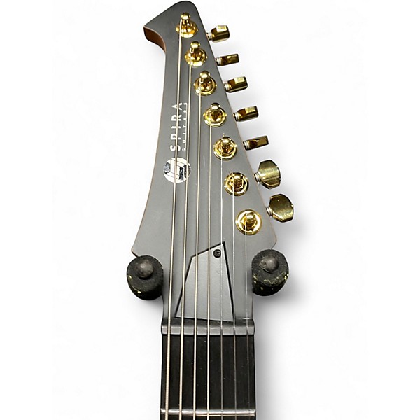 Used Spira S-407 Black Solid Body Electric Guitar