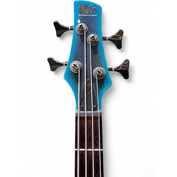 Used Squier Affinity Jazz Bass Charcoal Frost Metallic Electric Bass Guitar