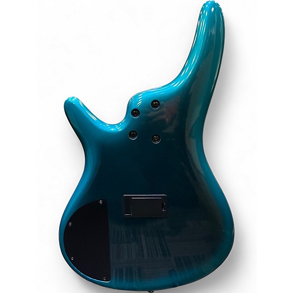 Used Squier Affinity Jazz Bass Charcoal Frost Metallic Electric Bass Guitar