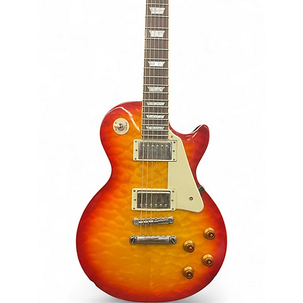 Used Epiphone Les Paul Standard Pro Cherry Sunburst Solid Body Electric Guitar