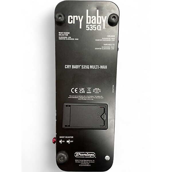 Used Dunlop 535Q Cry Baby Multi-Wah Effect Pedal