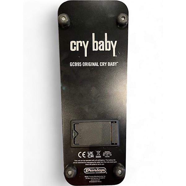 Used Dunlop GCB95 Original Crybaby Wah Effect Pedal