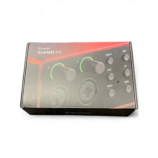 Used Focusrite Scarlett 4i4 gen 4 Audio Interface