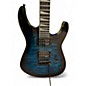 Used Jackson JS20 DKQ 2PT  Transparent Blue Solid Body Electric Guitar