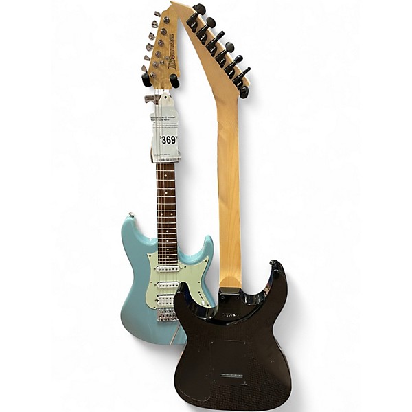 Used Jackson JS20 DKQ 2PT  Transparent Blue Solid Body Electric Guitar